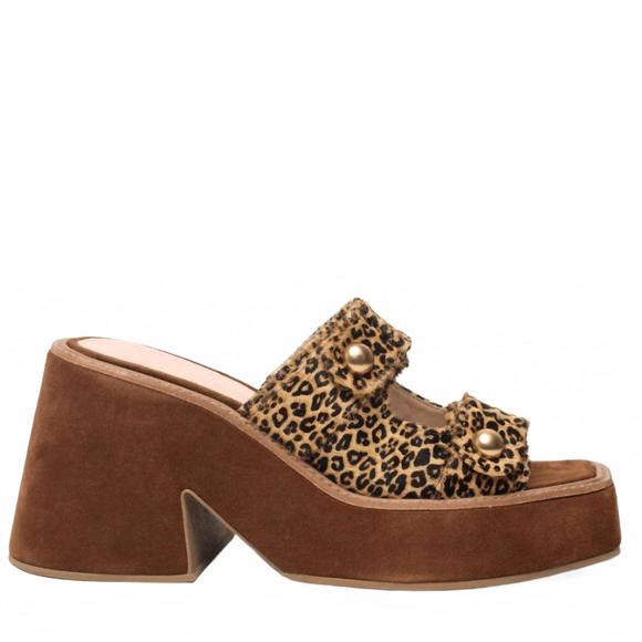 CECELIA NEW YORK Shoes - NEW CECELIA NEW YORK women's mitchell wedge in leopard